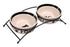 Castron din ceramica cu suport pentru caini 0.6 l set 2 buc